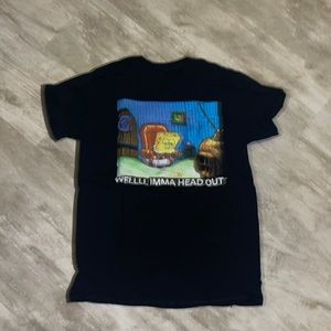Black Medium SpongeBob t shirt